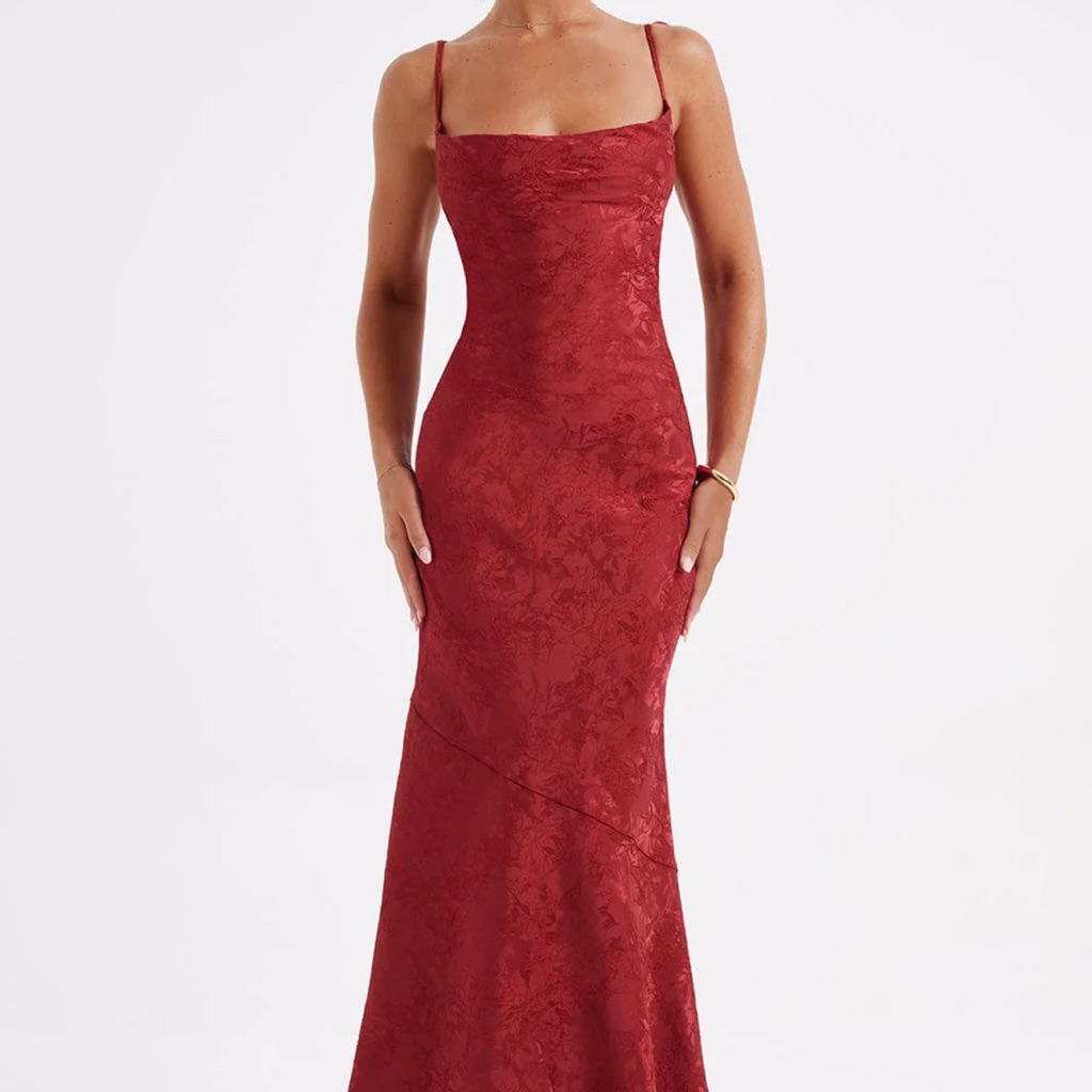 Whitney Maxi Dress - Red